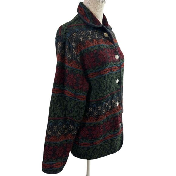 Vintage Woolrich Blanket Jacket Southwestern Navajo Wool Blend Womens S - Picture 3 of 12